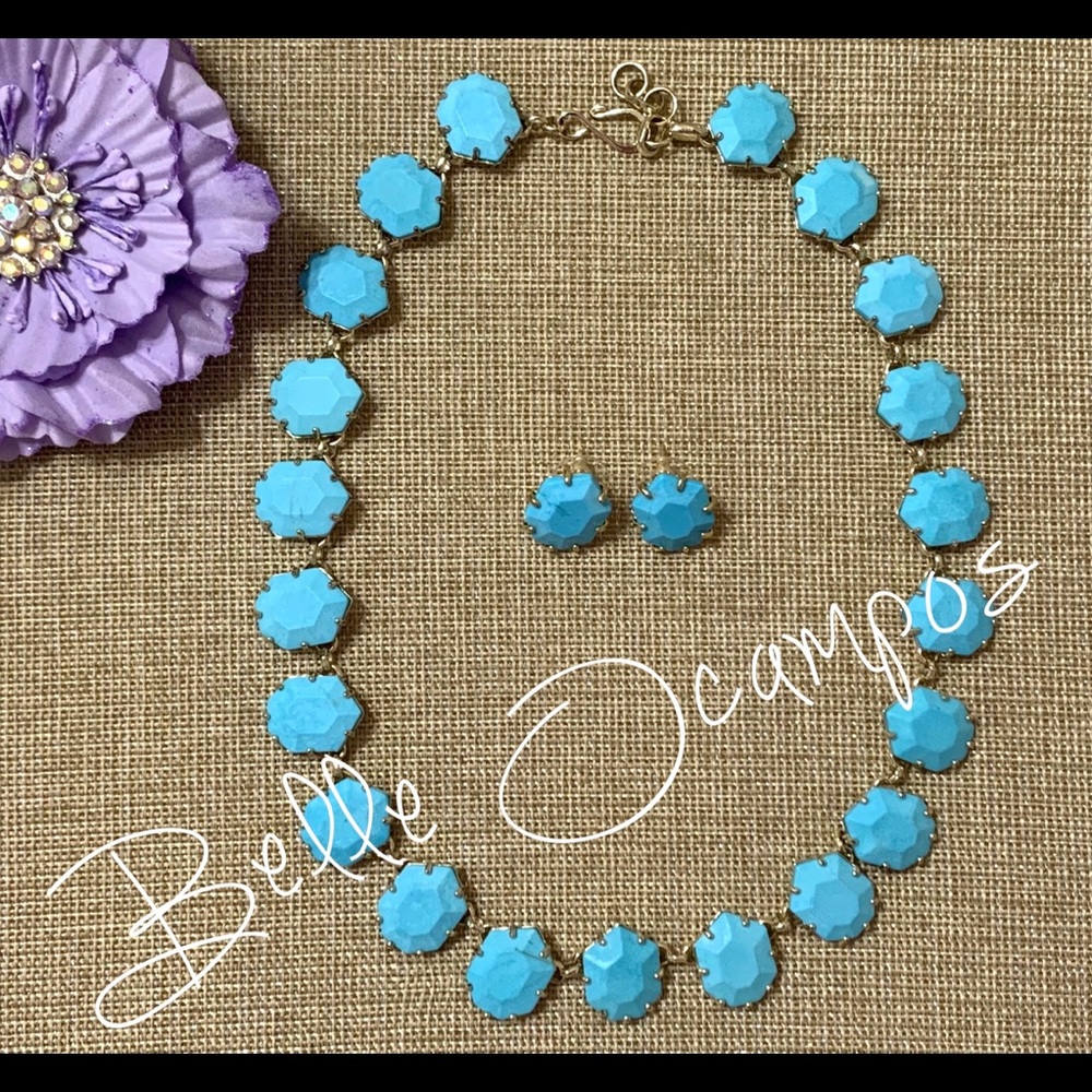 Kendra Scott Sam and Morgan Turquoise Set
